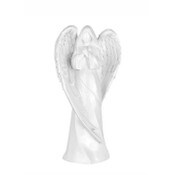 Wholesale - 4.5"x9" MS WHITE TABLETOP ANGEL C/P 3, UPC: 044021630389